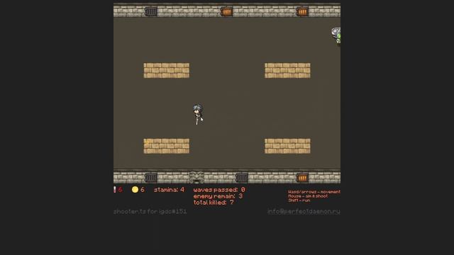 WebGL Typescript Shooter Game For igdc#151 смотреть онлайн