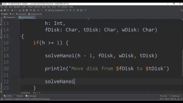 solve hanoi towers in kotlin смотреть онлайн