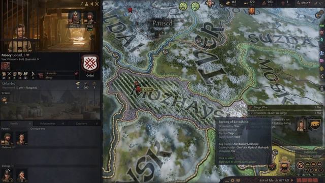 Crusader Kings III: Land of the Rus Part 3 (Achievement Run) смотреть онлайн