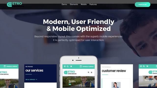 Etro - Home Maintenance, Repair and Improvement Services WordPress Theme смотреть онлайн