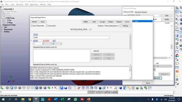 3D FE simulation of rolling contact fatigue using LS-Dyna смотреть онлайн
