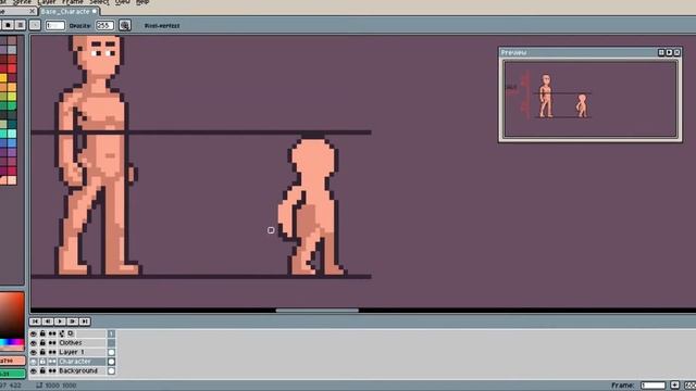 Making a BASE CHARACTER in PIXEL ART and trying ASEPRITE for the First Time [TIMELAPSE] смотреть онлайн