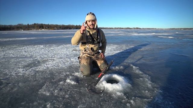 SURPRISING Catch while Ice Fishing!!!! смотреть онлайн