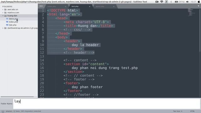 [PHP] - Hướng dẫn cắt template html thành php - p1 || Nguyễn Mạnh смотреть онлайн