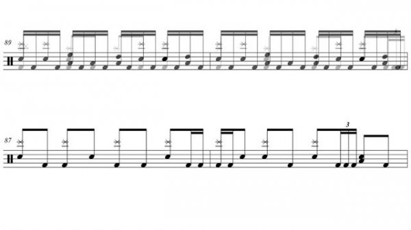 Slipknot - Nero Forte [DRUM SCORE + MUSIC]