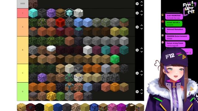 TIER LIST MINECRAFT BLOCKS by FURE смотреть онлайн