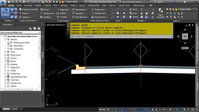 Assembly And Subassembly Overview AutoCAD Civil 3D смотреть онлайн