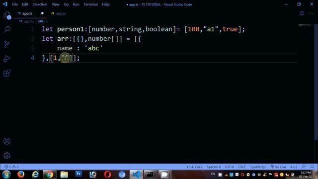Typescript Tuple type in Tamil смотреть онлайн