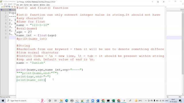 Day2- print Operators смотреть онлайн