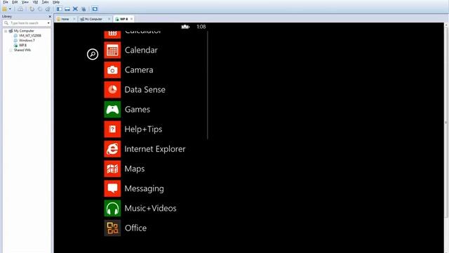 Windows Phone 8 on VMWare Workstation 9 смотреть онлайн