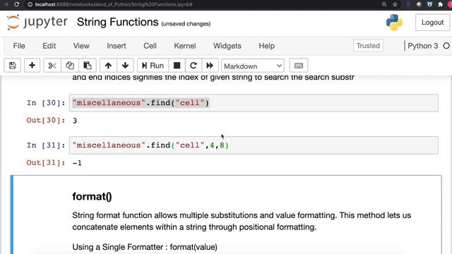 Learn how to use FIND string function in python 3 in 2 minutes [2020] смотреть онлайн