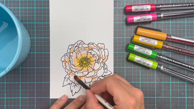 Japanese Peony Birthday Card with Erica смотреть онлайн