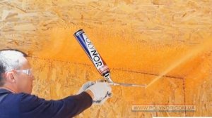 Напыляемый полиуретановый утеплитель Polynor.