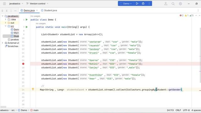 2023 Java Programming interview questions-Get the count of male and female using java8 streams смотреть онлайн