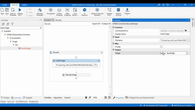 Decode Bar code or QR code using UiPath|RPA смотреть онлайн