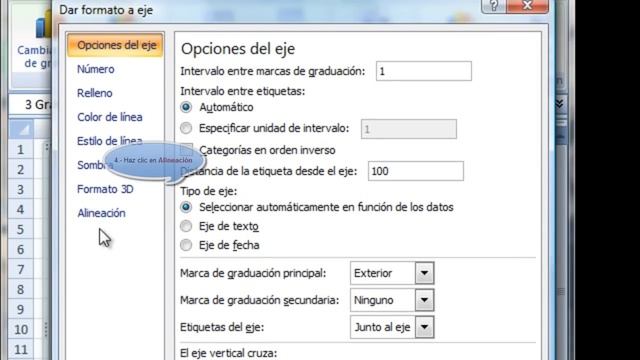 Dar formato al eje horizontal de un gráfico interactivo en Excel 2007 смотреть онлайн