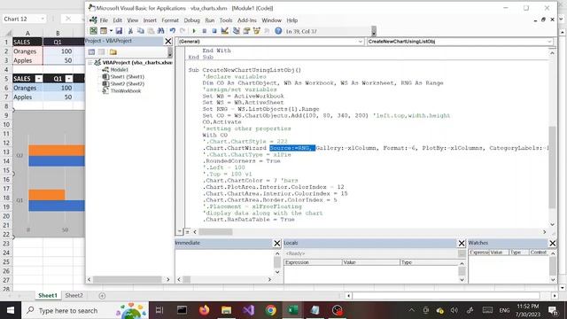 Excel | VBA | How To Add, Embed Charts | Part 3 смотреть онлайн