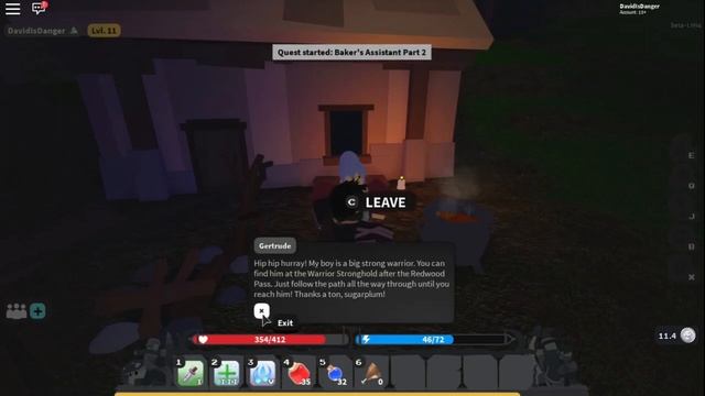[ROBLOX] (OUTDATED) Baker's Assistant Quest Guide in Vesteria Beta 1.994 смотреть онлайн