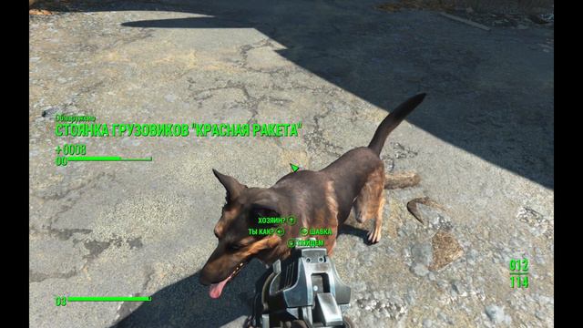 Fallout 4 Пес Мухтар и бабуля на колесах #1 смотреть онлайн