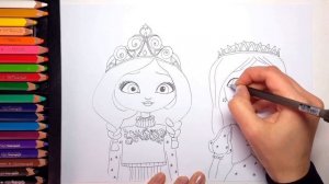 Царевны. Соня. Аленка. Как нарисовать царевну.