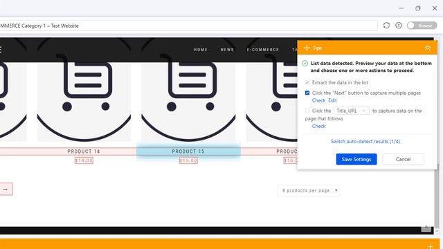 AI Web Scraping: Scrape Ecommerce Website with Auto-detection смотреть онлайн