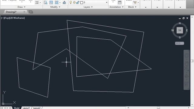 C00303 Drawing Lines AutoCAD 2014 Tutorial смотреть онлайн