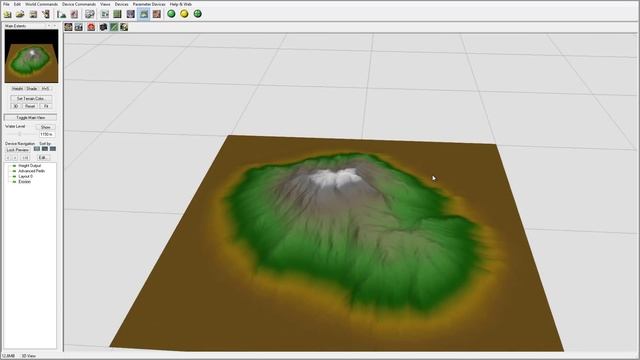 Modeling in Terragen, Lost planet, Creating mountain in world machine, part 2 of 11. смотреть онлайн