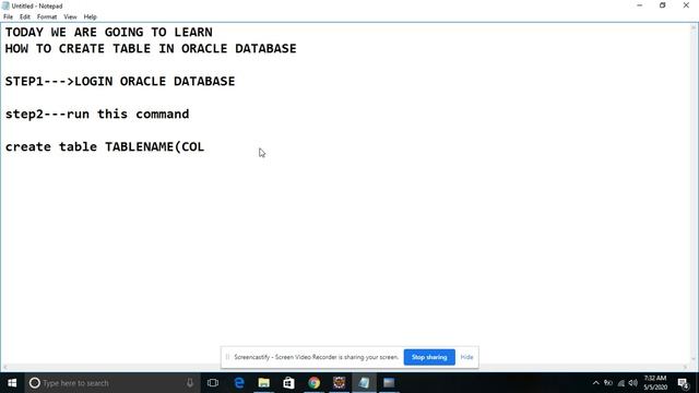 How to Create Table in Oracle DataBase смотреть онлайн