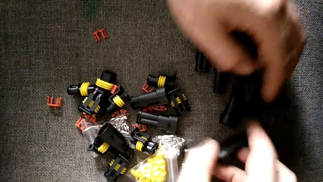 Недорогой двухпроводный герметичный разъем для проводки автомобиля