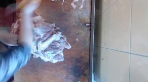 Обвалка свиной лопатки за секунды