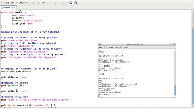 Programming in Tcl/Tk Lesson 4: Arrays. (Arabic Version) смотреть онлайн