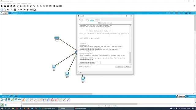 Компьютерные сети с CISCO - УРОК 11  - настройка интерфейсов средствами консоли, сетевой принтер.