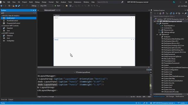 04 WPF DevExpress MVVM Entity Framework C# Load Gridcontrol смотреть онлайн