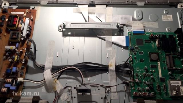 Ремонт платы инвертора телевизора Philips 32PFL5604H/12. Темный экран смотреть онлайн