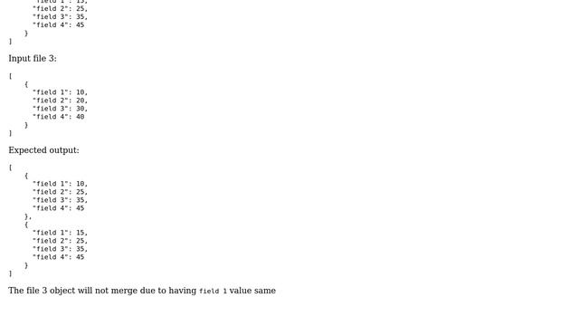 Unix & Linux: Merging multiple JSON files removing duplicate objects by a field смотреть онлайн