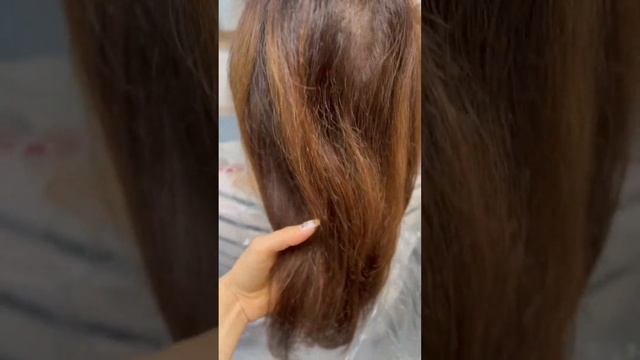 Натуральный цвет волос ?? #окрашиваниеволос #стрижка #hairstyle #работа #видео #арт #лук #мода