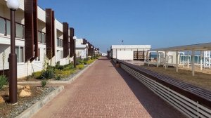 КРЫМ. Набережная в посёлке Новофёдоровка. Вечер.