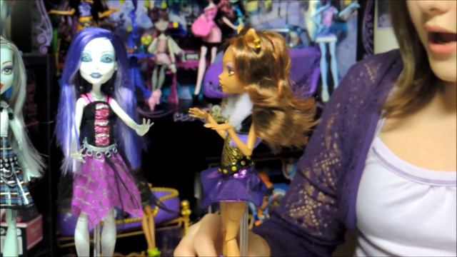 Monster High Ghouls Alive Clawdeen Wolf, Spectra Vondergeist and Frankie Stein Doll Review смотреть онлайн