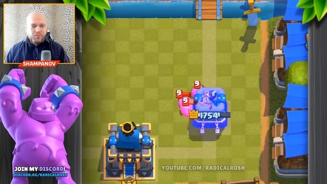 ЭЛИКСИРНЫЙ ГОЛЕМ ПРОТИВ ВСЕХ КАРТ КЛЕШ РОЯЛЬ! CLASH ROYALE смотреть онлайн