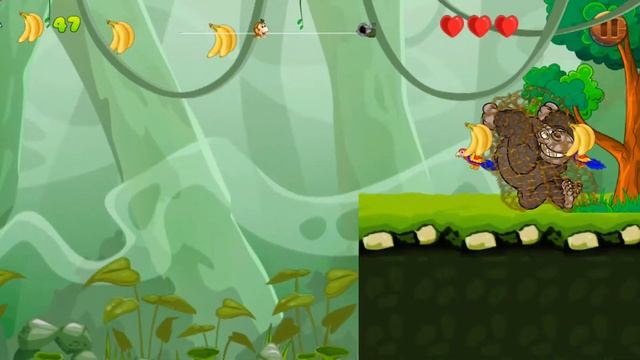 Jungle Monkey Run 2 : Banana Adventure / Android Game / Game Rock смотреть онлайн
