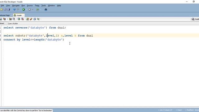 Oracle SQL - Reverse funksiyası - Vusale Babayeva смотреть онлайн