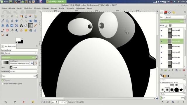 Açık Günlük GNU/Linux Tanıtım Videoları - GIMP İle Penguen Çizmek смотреть онлайн