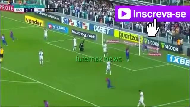 VEJA COMO FOI SEGUNDO GOL DE WELLINGTON PAULISTA! Santos 3 x 3 Fortaleza - Brasileirão 2019 смотреть онлайн