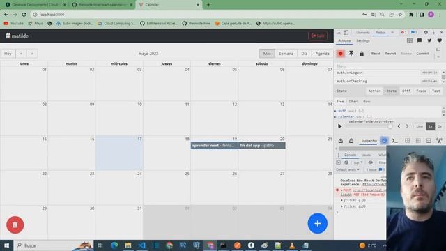CalendarApp MERN смотреть онлайн