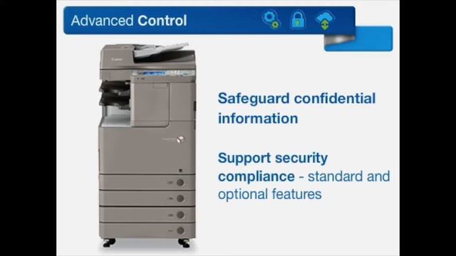 Canon imageRUNNER ADVANCE C2200 Series Product Video смотреть онлайн