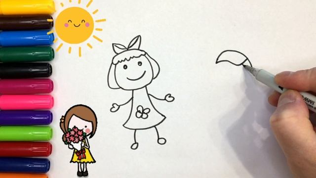 Cómo dibujar fácilmente un niño y una niña para niños.Как легко нарисовать мальчика и девочку смотреть онлайн