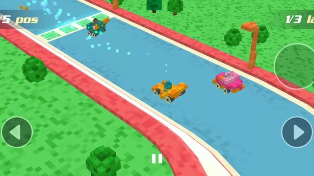 Blocky Racing [Android Gameplay, Walkthrough] смотреть онлайн