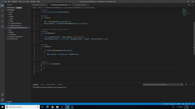 Unity 2D Game Platforms And Adjusted Jumping смотреть онлайн