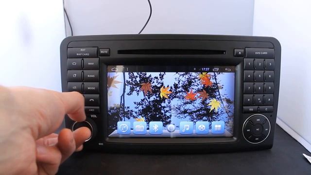 Штатная магнитола Mercedes-Benz ML/GL android 4+ (Mstar KR-7014) смотреть онлайн