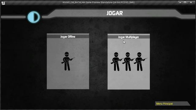 RIVAIS EM BATALHA (Unreal 4) - Menus funcionando смотреть онлайн
